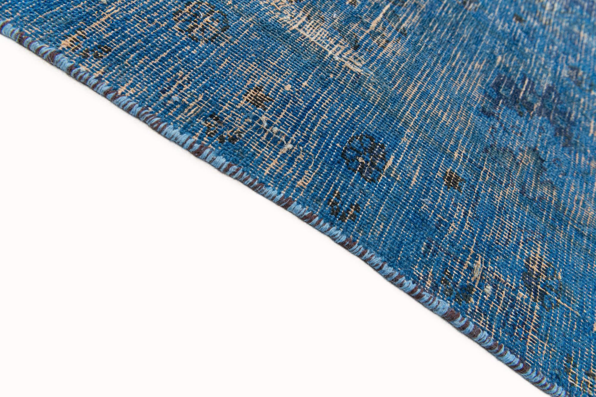 9' 4 x 11' 6 Hand Knotted Ultra Vintage Persian Wool Rug