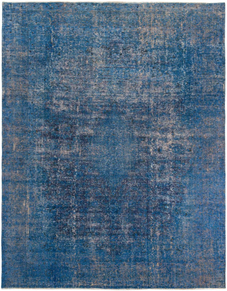 Detail image of 9' 4 x 11' 6 Hand Knotted Ultra Vintage Persian Wool Rug