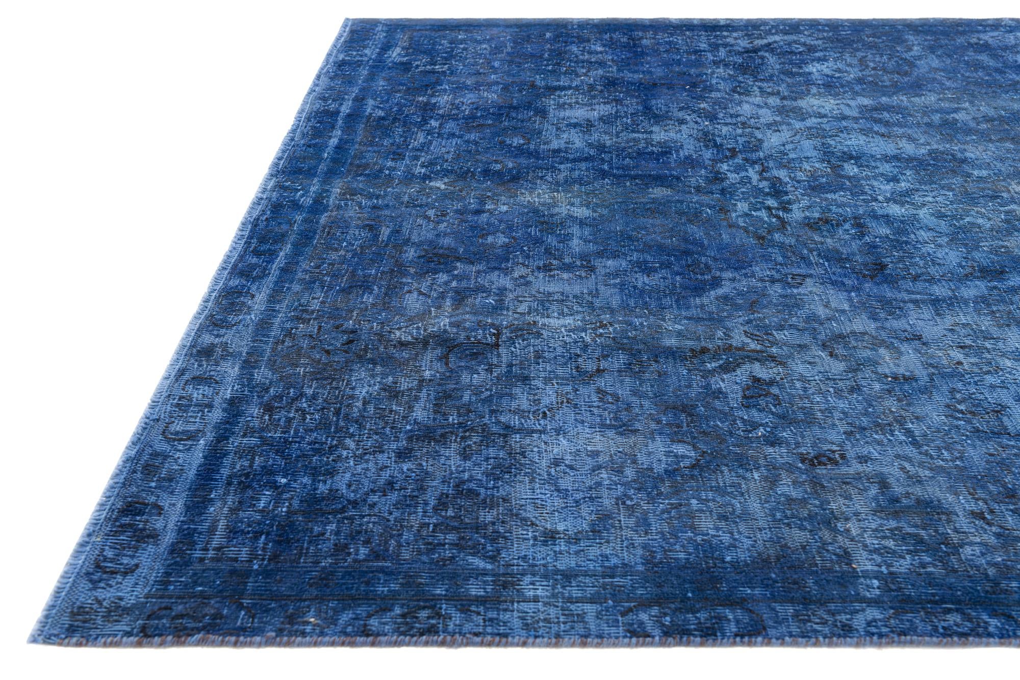 7' x 10' Hand Knotted Ultra Vintage Persian Wool Rug