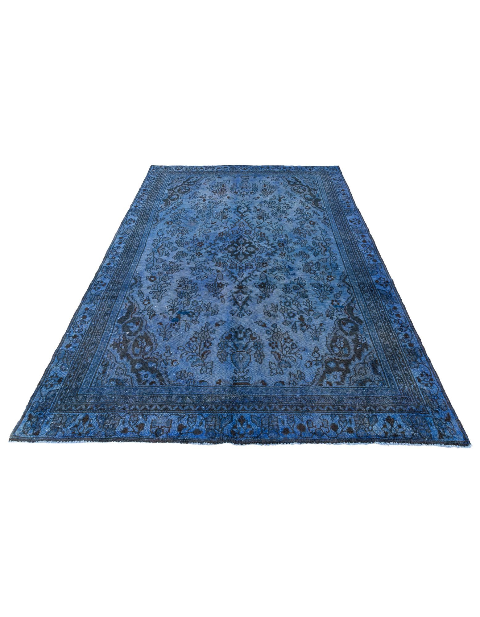 6' x 9' Hand Knotted Ultra Vintage Persian Wool Rug