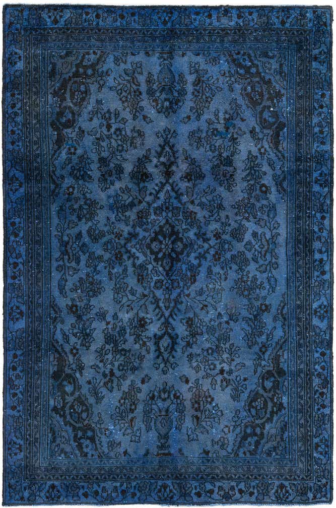 6' x 9' Hand Knotted Ultra Vintage Persian Wool Rug