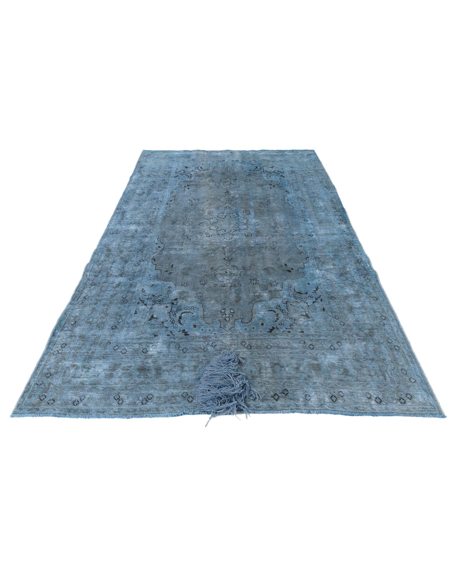 6' 4 x 9' 5 Hand Knotted Ultra Vintage Persian Wool Rug