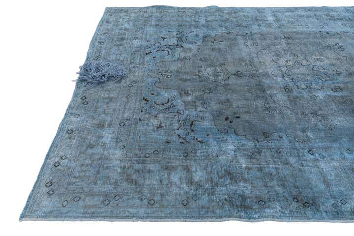 6' 4 x 9' 5 Hand Knotted Ultra Vintage Persian Wool Rug