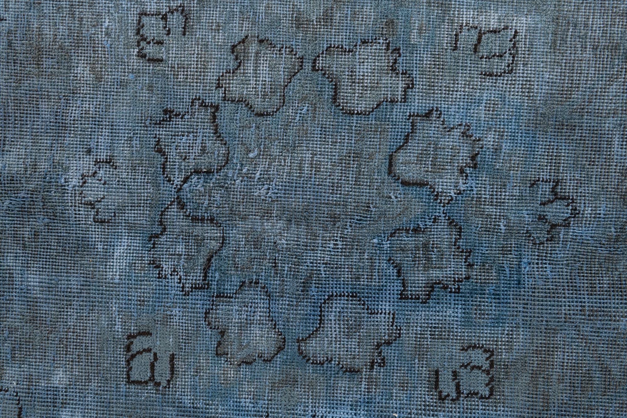 6' 4 x 9' 5 Hand Knotted Ultra Vintage Persian Wool Rug