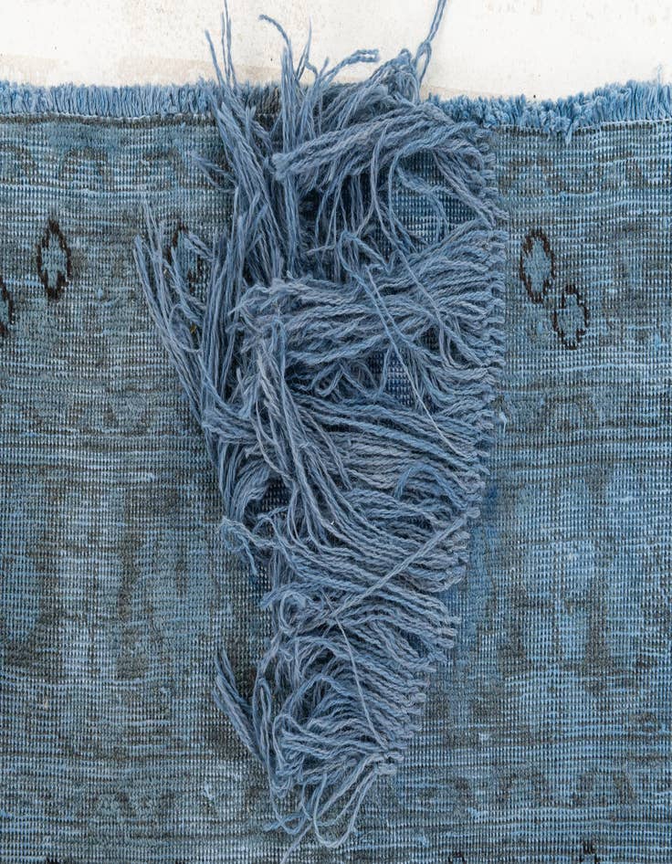 Detail image of 6' 4 x 9' 5  Hand Knotted Ultra Vintage Persian Wool Rug