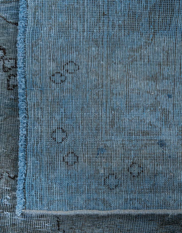 Detail image of 6' 4 x 9' 5  Hand Knotted Ultra Vintage Persian Wool Rug