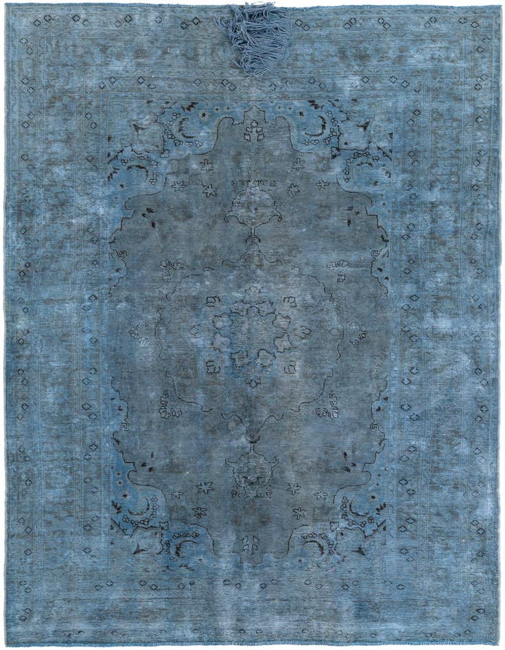 Detail image of 6' 4 x 9' 5 Hand Knotted Ultra Vintage Persian Wool Rug