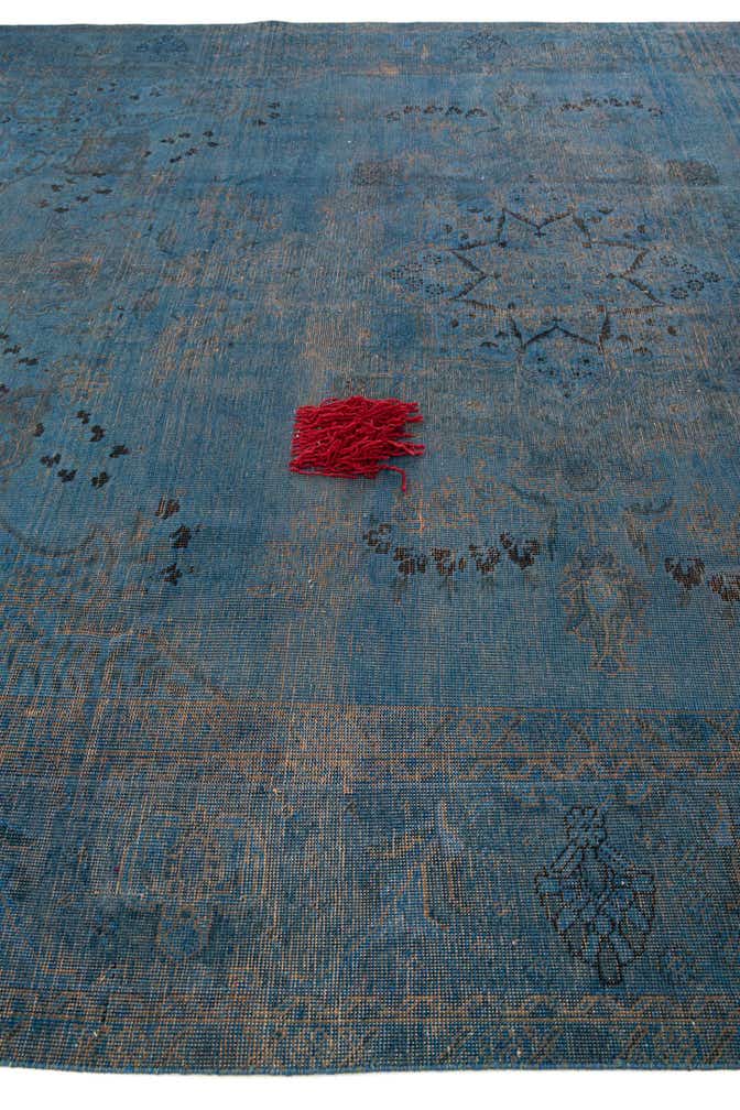9' 5 x 12' 8 Hand Knotted Ultra Vintage Persian Wool Rug