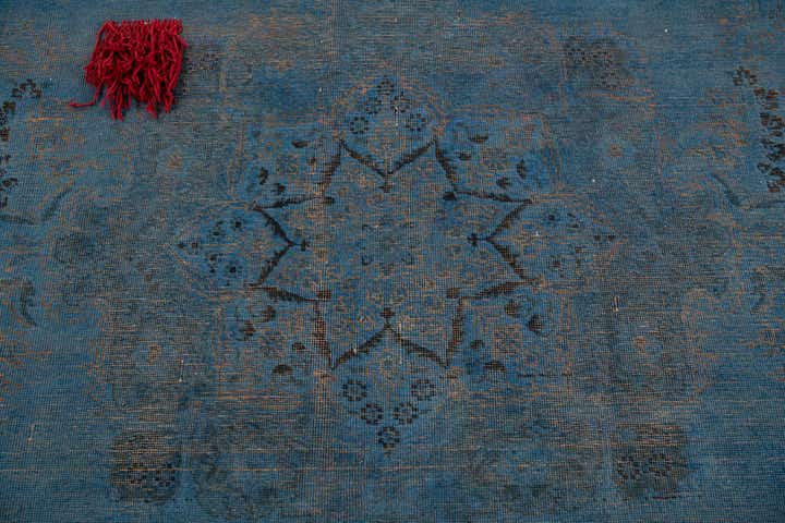 9' 5 x 12' 8 Hand Knotted Ultra Vintage Persian Wool Rug