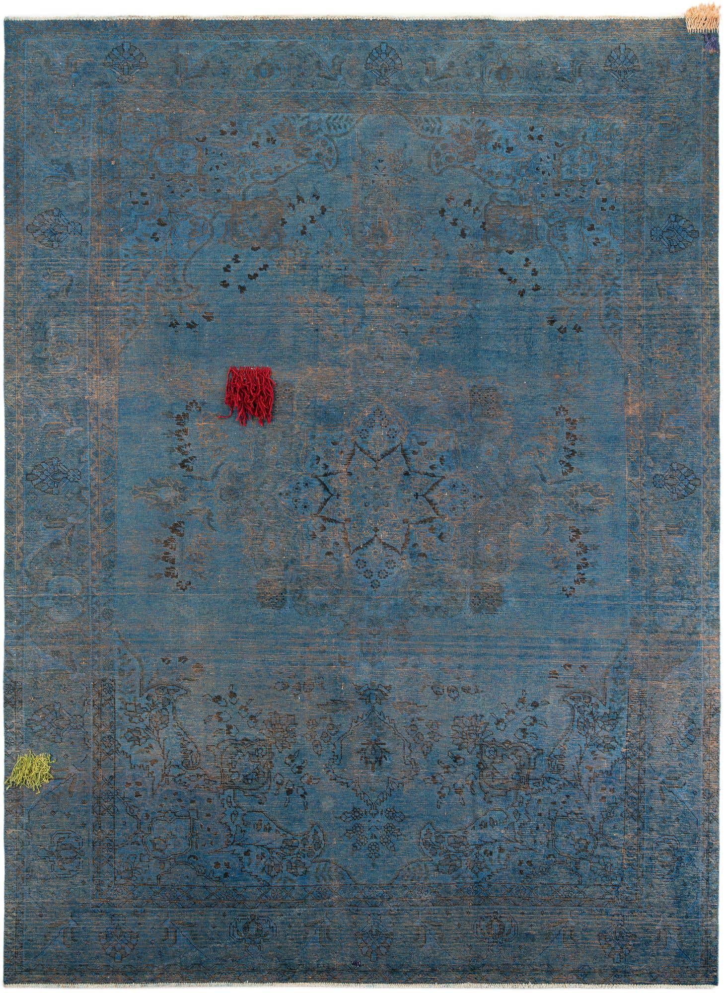 9' 5 x 12' 8 Hand Knotted Ultra Vintage Persian Wool Rug