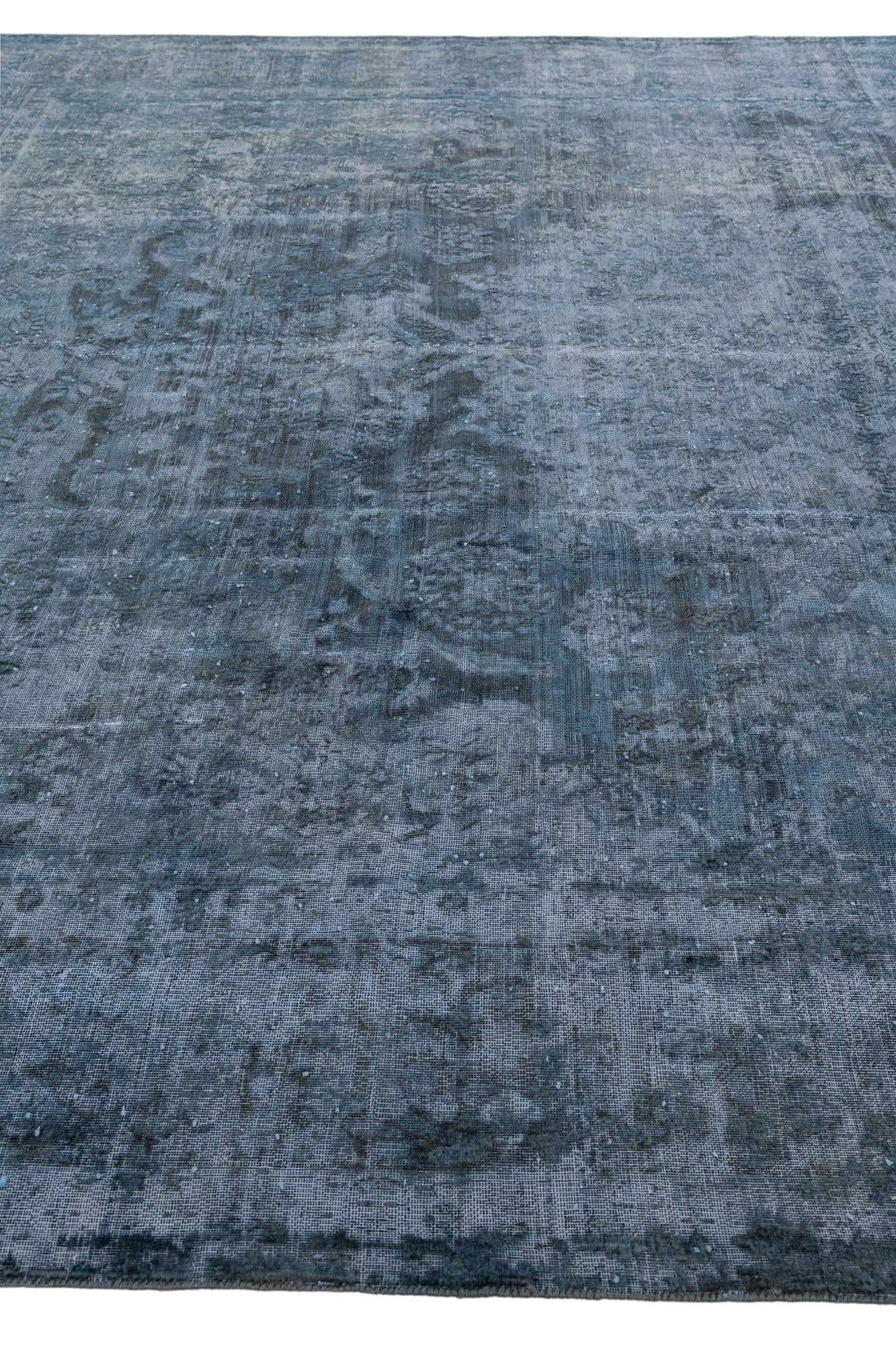 9' 8 x 13' 2 Hand Knotted Ultra Vintage Persian Wool Rug