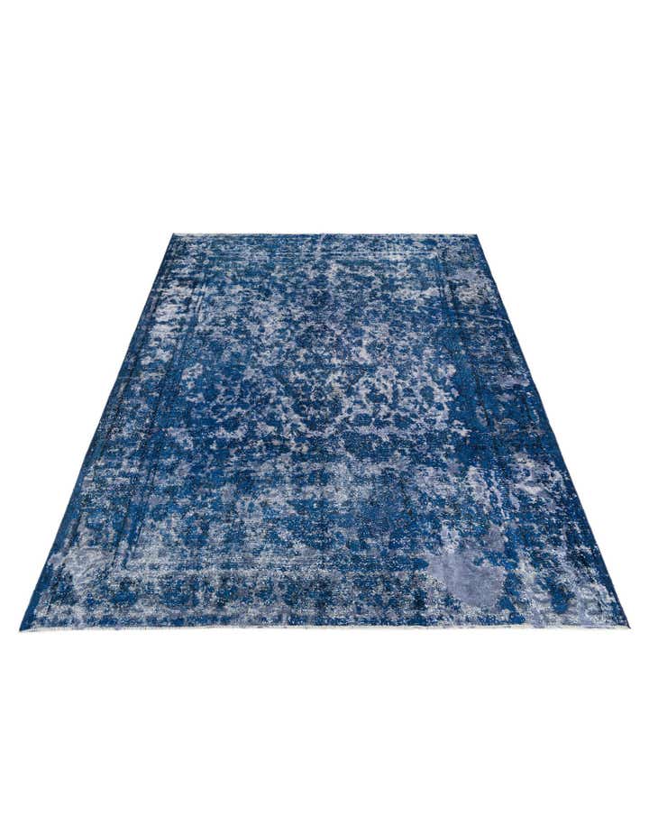 7' 3 x 9' 9 Hand Knotted Ultra Vintage Persian Wool Rug