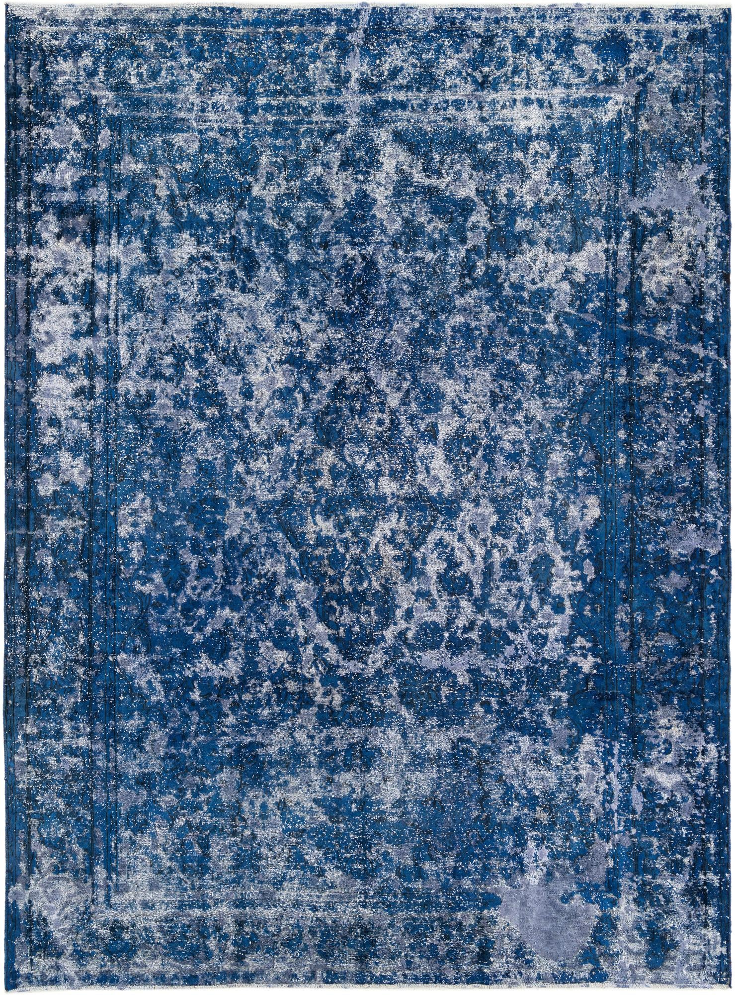 7' 3 x 9' 9 Hand Knotted Ultra Vintage Persian Wool Rug