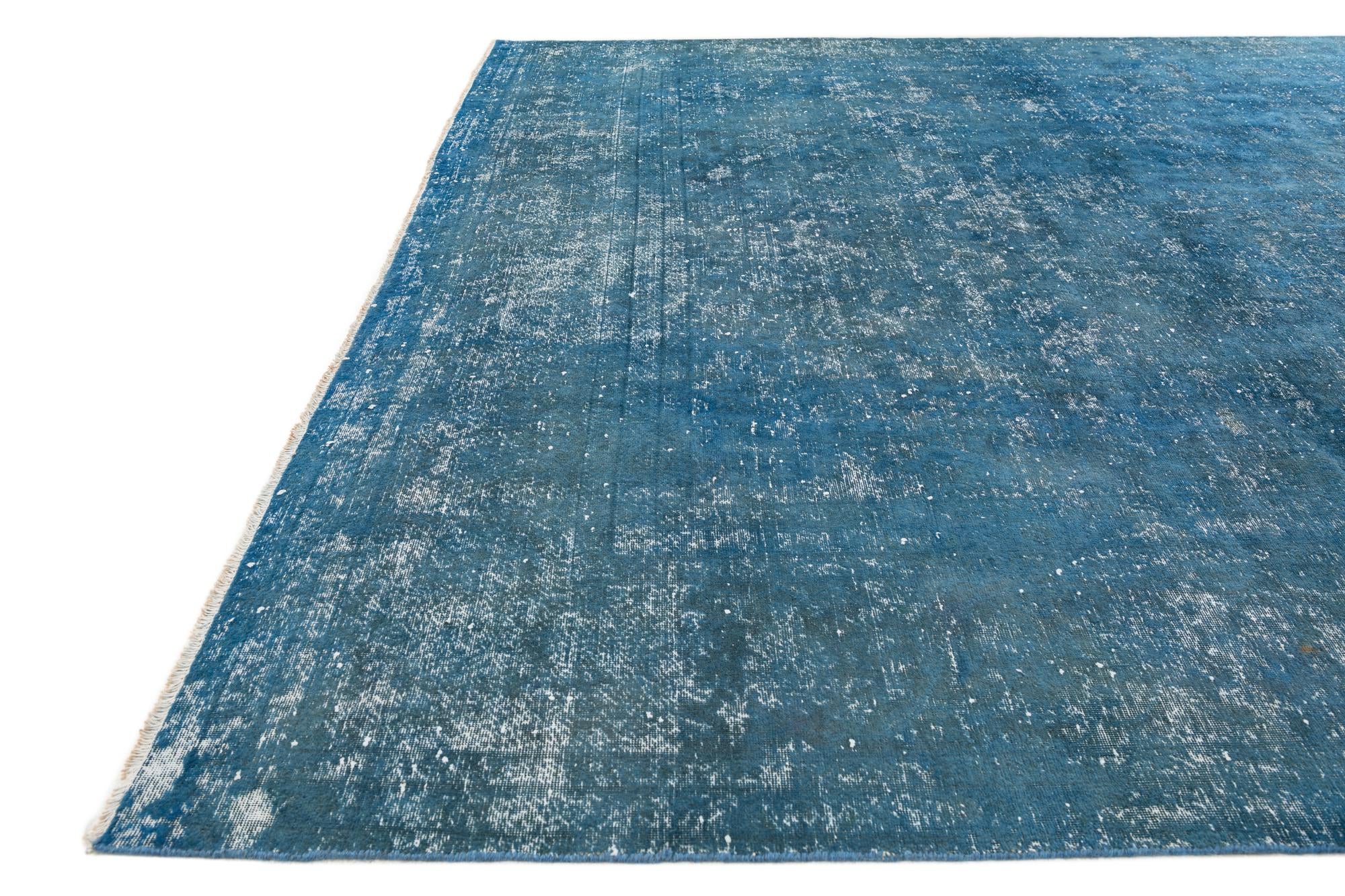 8' 8 x 13' 1 Hand Knotted Ultra Vintage Persian Wool Rug