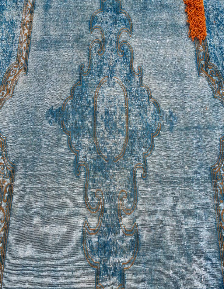 Detail image of 10' x 12' 6  Hand Knotted Ultra Vintage Persian Wool Rug