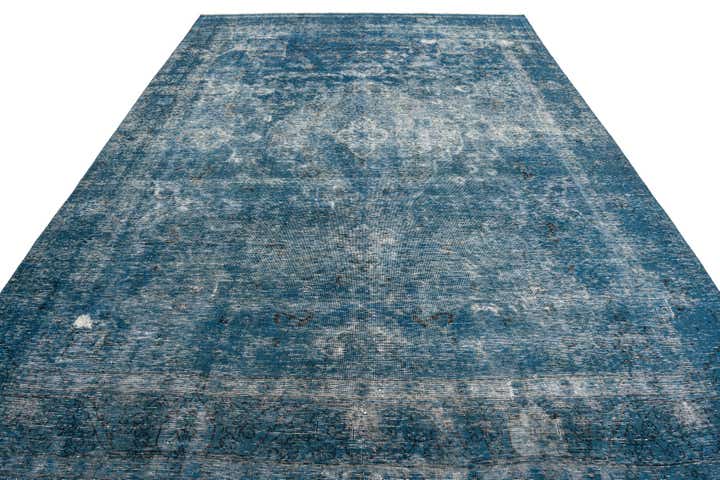 8' 1 x 11' 2 Hand Knotted Ultra Vintage Persian Wool Rug
