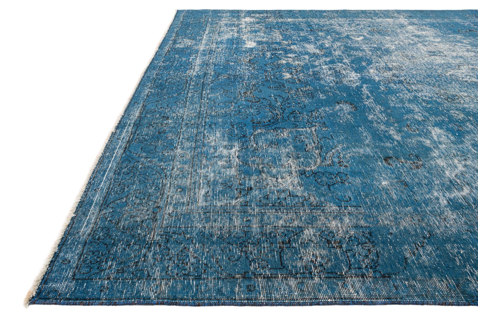 8' 1 x 11' 2 Hand Knotted Ultra Vintage Persian Wool Rug