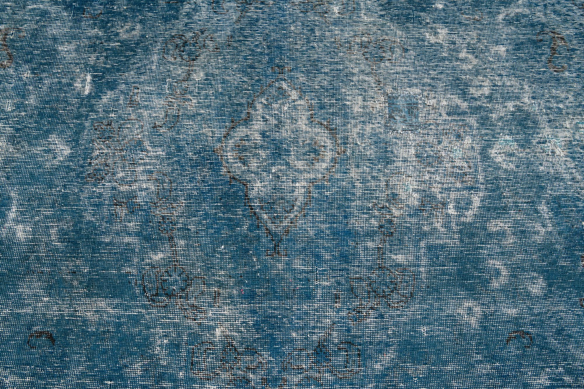 8' 1 x 11' 2 Hand Knotted Ultra Vintage Persian Wool Rug