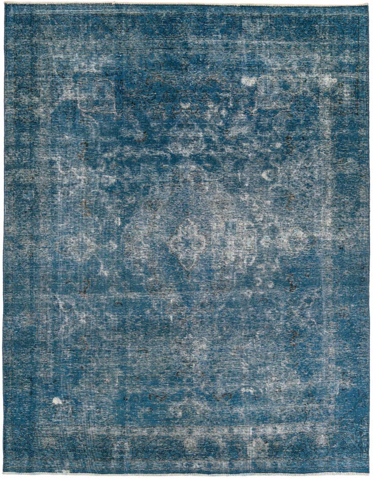 Detail image of 8' 1 x 11' 2 Hand Knotted Ultra Vintage Persian Wool Rug
