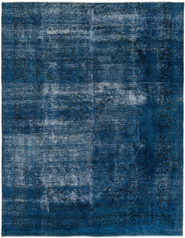 Detail image of 8' 1 x 10' 7 Hand Knotted Ultra Vintage Persian Wool Rug