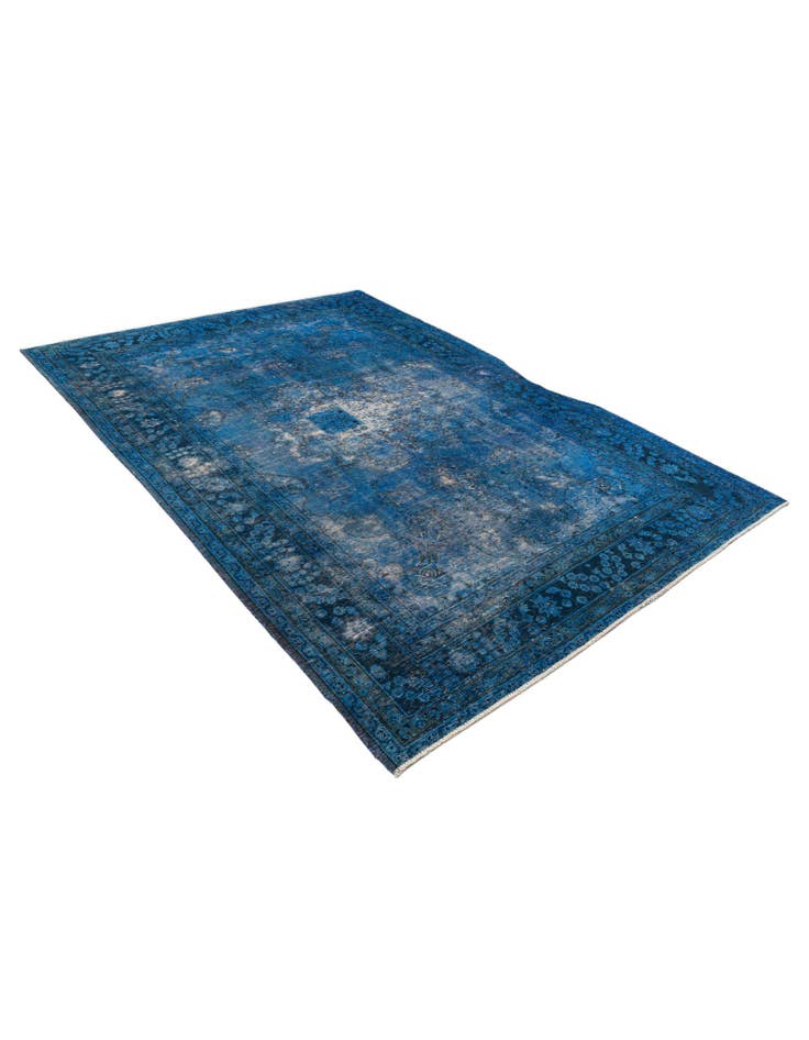 Detail image of 6' 5 x 9' 2 Hand Knotted Ultra Vintage Persian Wool Rug
