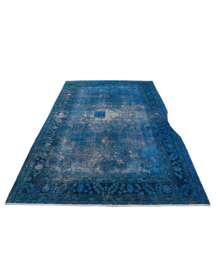6' 5 x 9' 2 Hand Knotted Ultra Vintage Persian Wool Rug