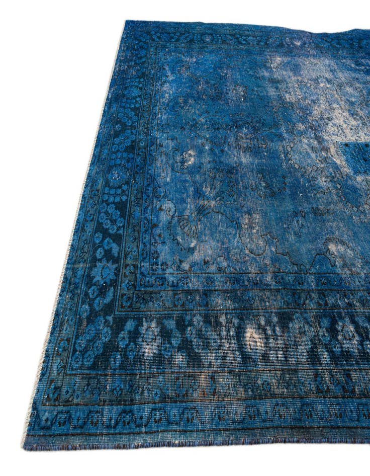 Detail image of 6' 5 x 9' 2  Hand Knotted Ultra Vintage Persian Wool Rug