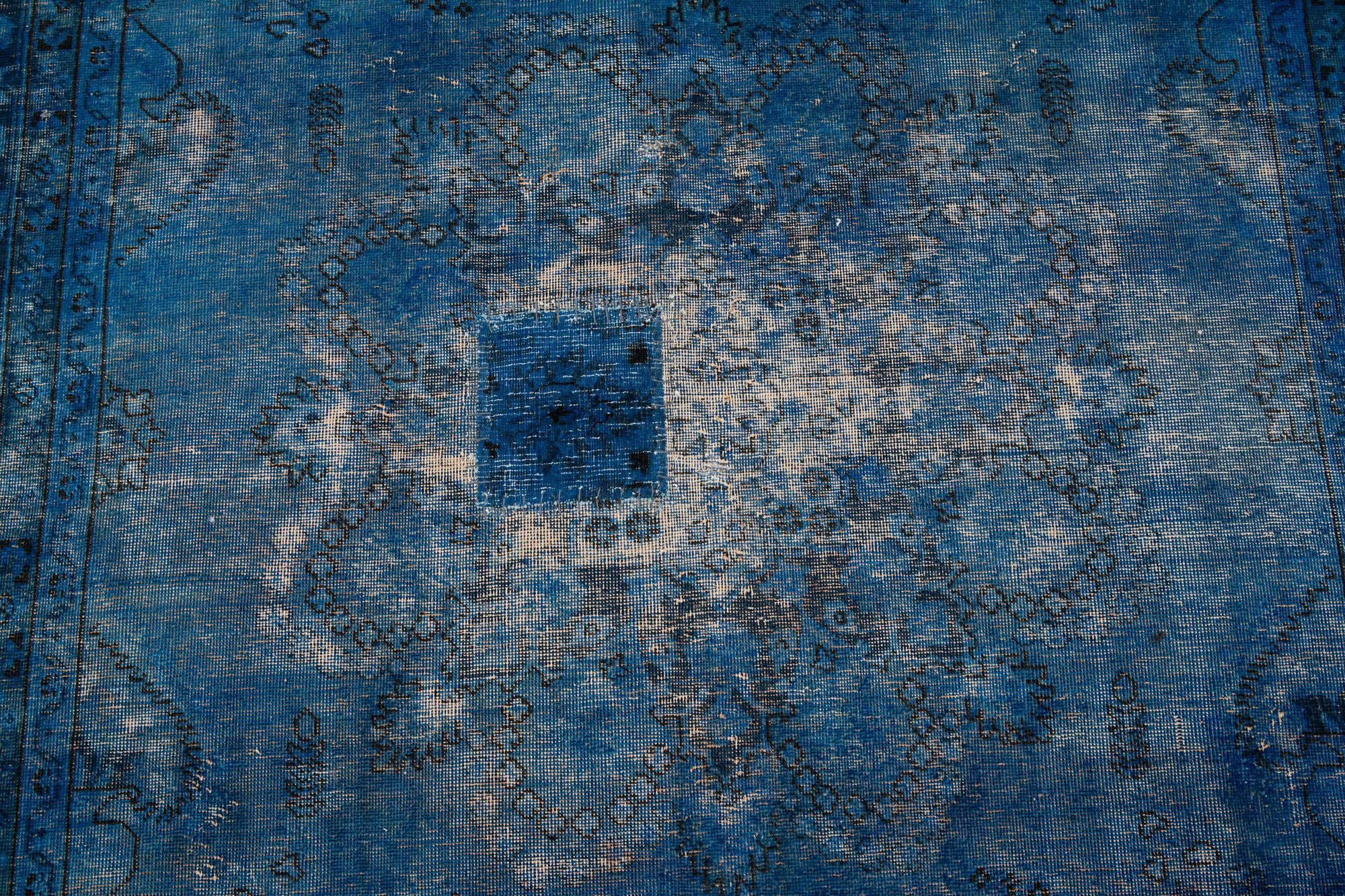 6' 5 x 9' 2 Hand Knotted Ultra Vintage Persian Wool Rug