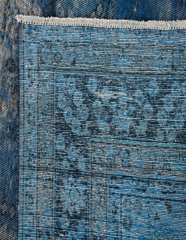 Detail image of 6' 5 x 9' 2  Hand Knotted Ultra Vintage Persian Wool Rug