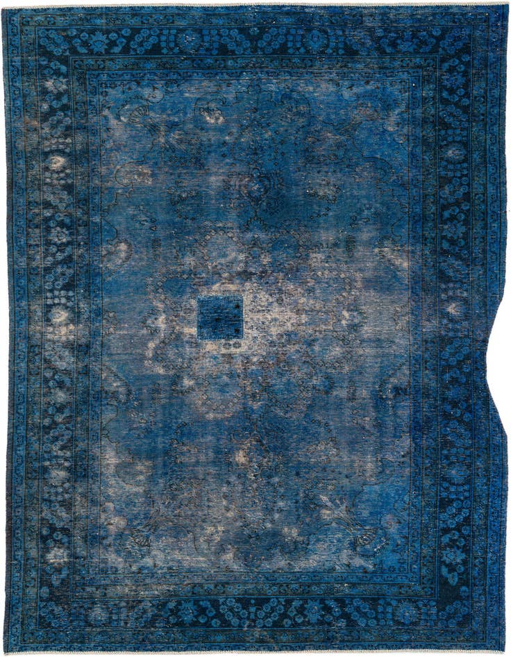 Detail image of 6' 5 x 9' 2 Hand Knotted Ultra Vintage Persian Wool Rug