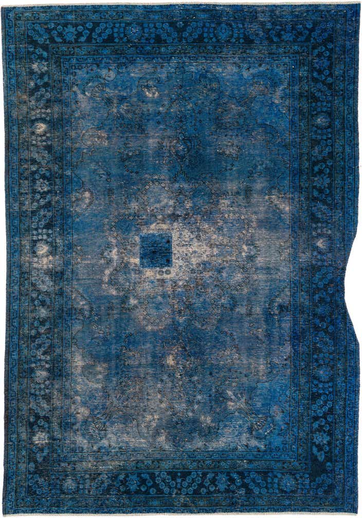 6' 5 x 9' 2 Hand Knotted Ultra Vintage Persian Wool Rug