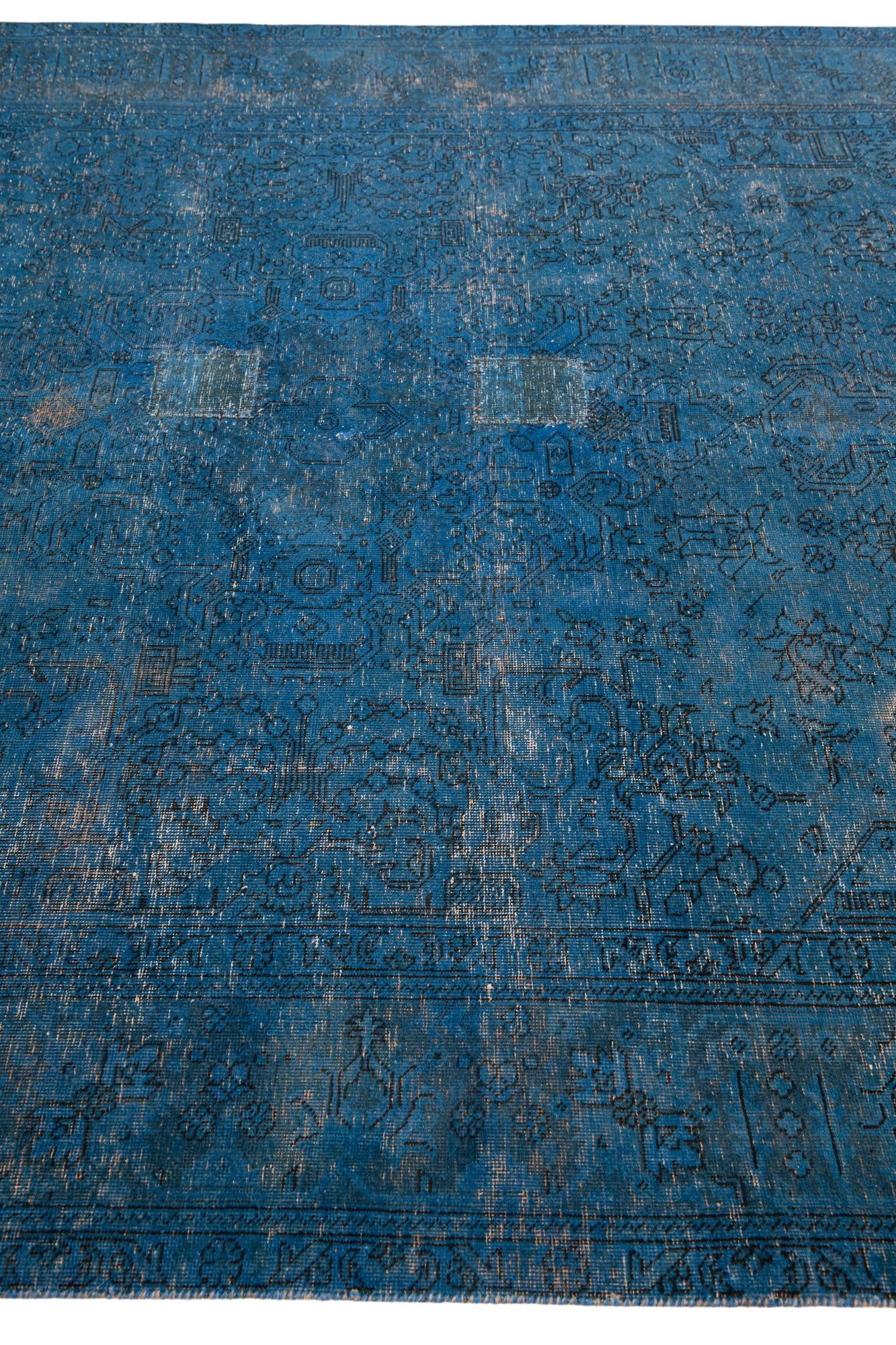 6' 8 x 9' 4 Hand Knotted Ultra Vintage Persian Wool Rug