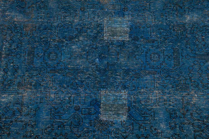 6' 8 x 9' 4 Hand Knotted Ultra Vintage Persian Wool Rug