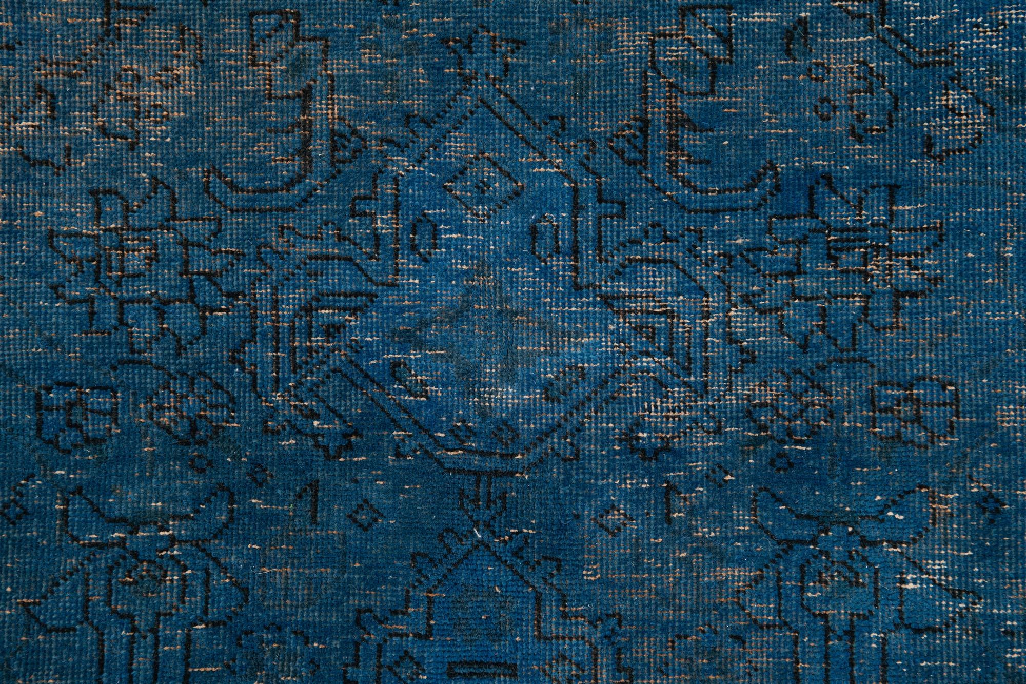 6' 8 x 9' 4 Hand Knotted Ultra Vintage Persian Wool Rug