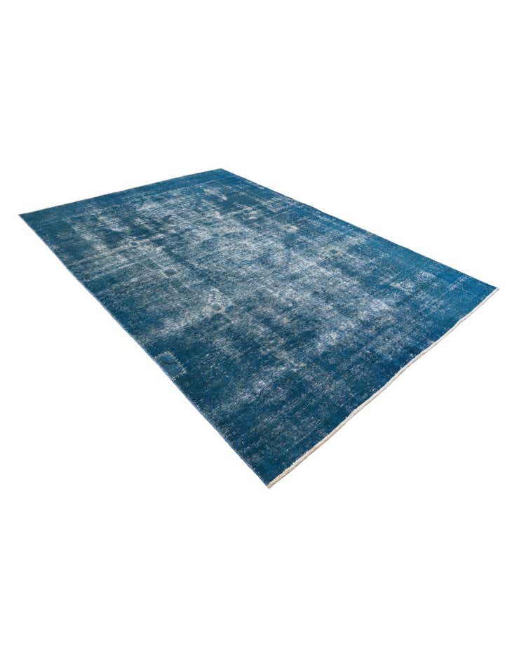 6' 5 x 9' 2 Hand Knotted Ultra Vintage Persian Wool Rug