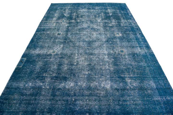 6' 5 x 9' 2 Hand Knotted Ultra Vintage Persian Wool Rug