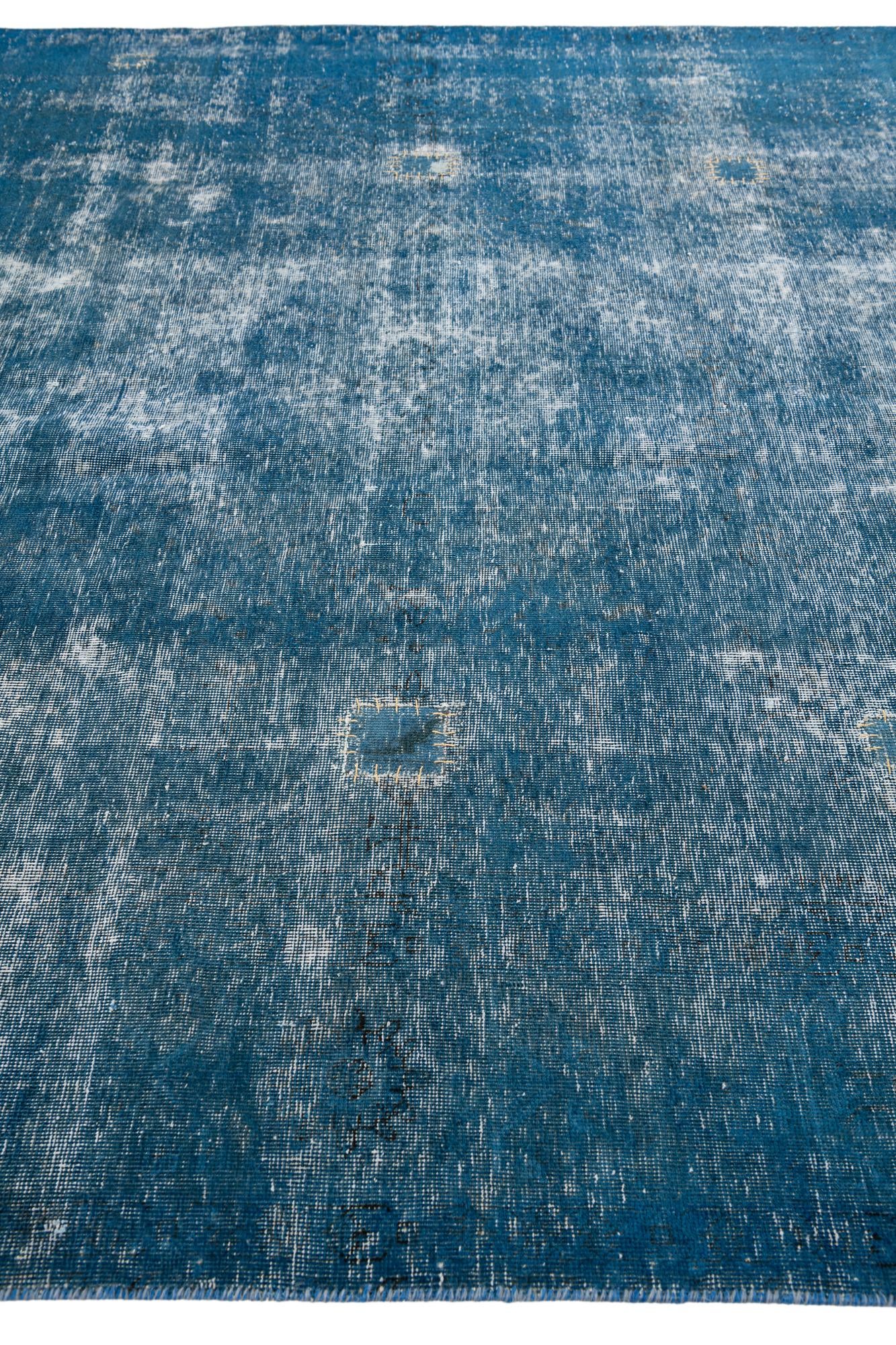6' 5 x 9' 2 Hand Knotted Ultra Vintage Persian Wool Rug