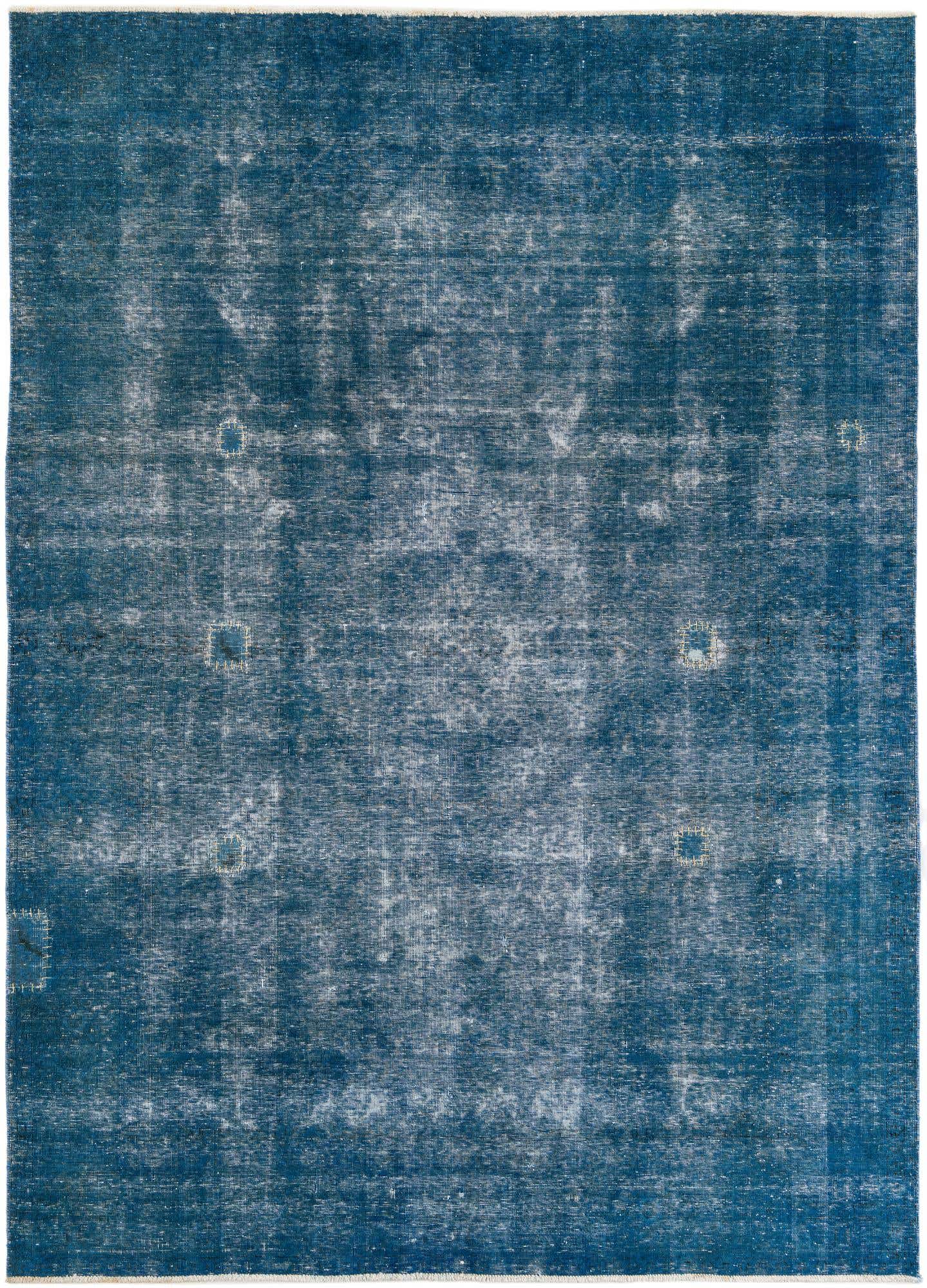 6' 5 x 9' 2 Hand Knotted Ultra Vintage Persian Wool Rug