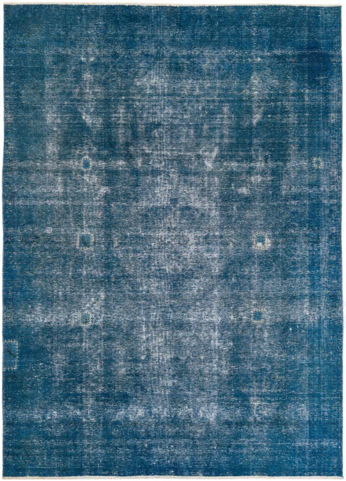 Detail image of 6' 5 x 9' 2 Hand Knotted Ultra Vintage Persian Wool Rug