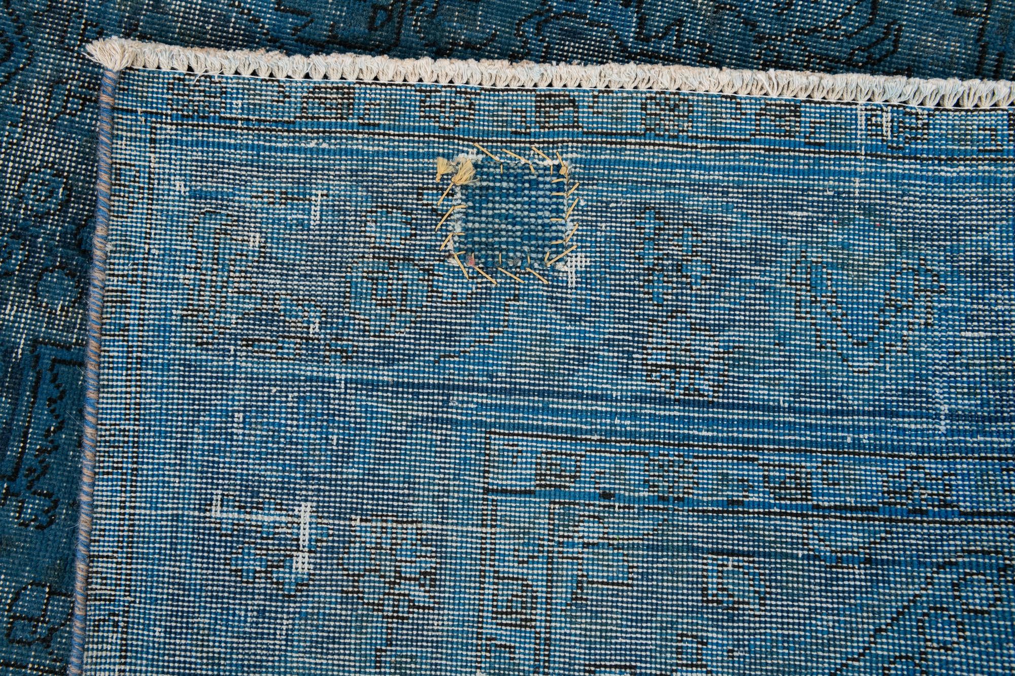 6' 7 x 9' 6 Hand Knotted Ultra Vintage Persian Wool Rug