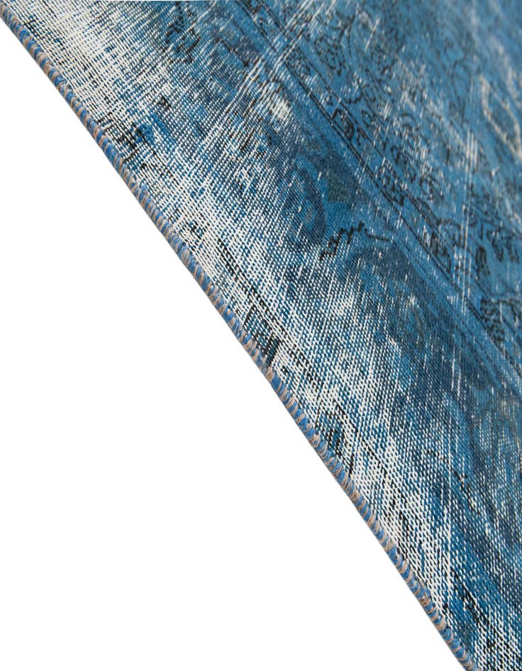 Detail image of 6' 7 x 9' 6  Hand Knotted Ultra Vintage Persian Wool Rug