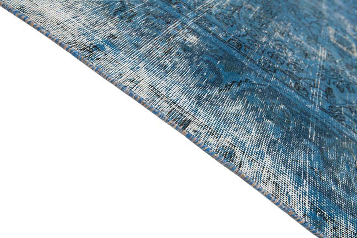 Detail image of 6' 7 x 9' 6 Hand Knotted Ultra Vintage Persian Wool Rug
