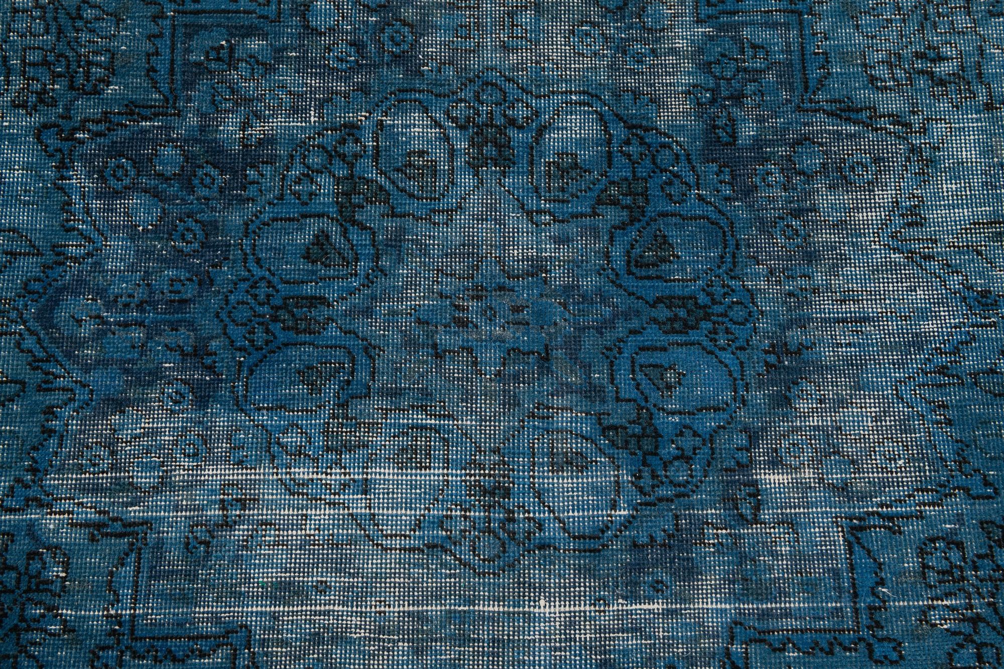 6' 7 x 9' 6 Hand Knotted Ultra Vintage Persian Wool Rug