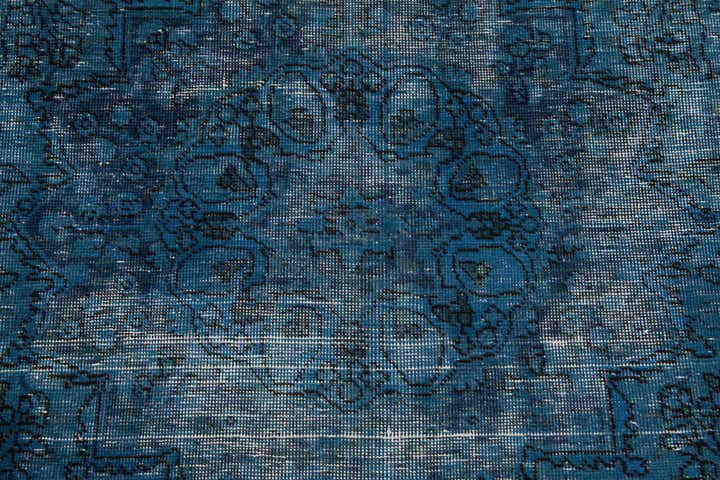 6' 7 x 9' 6 Hand Knotted Ultra Vintage Persian Wool Rug
