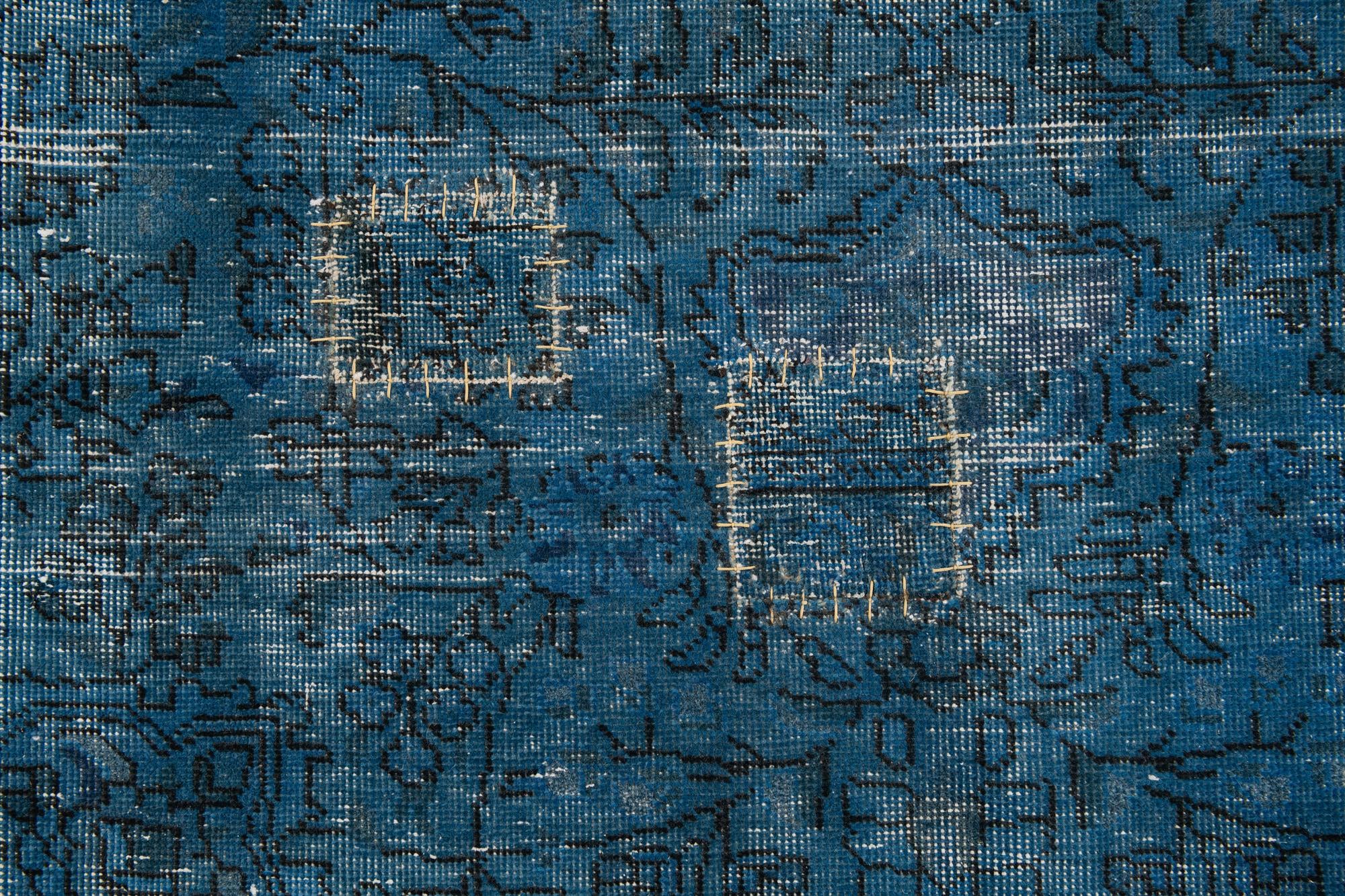 6' 7 x 9' 6 Hand Knotted Ultra Vintage Persian Wool Rug