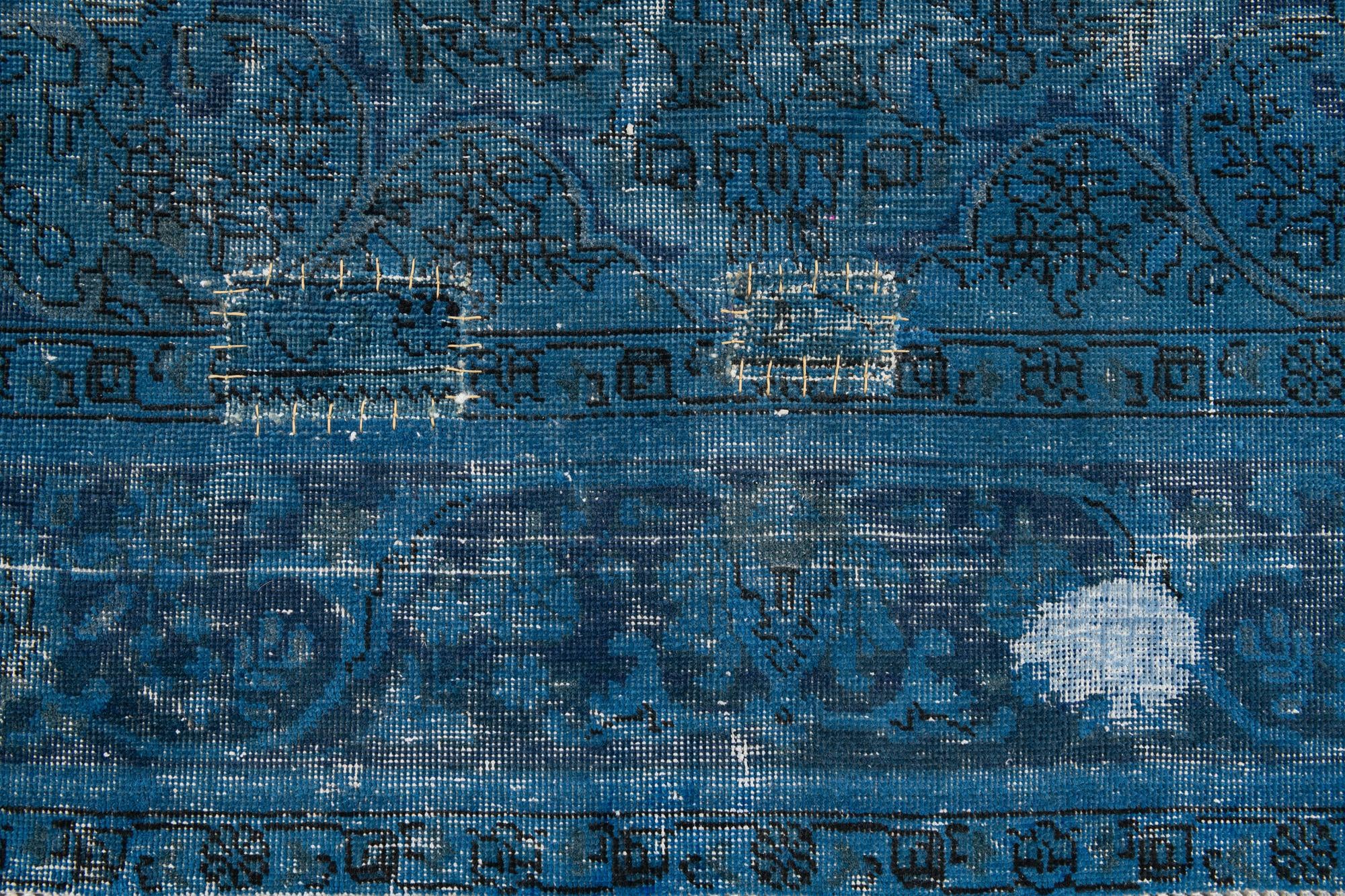 6' 7 x 9' 6 Hand Knotted Ultra Vintage Persian Wool Rug