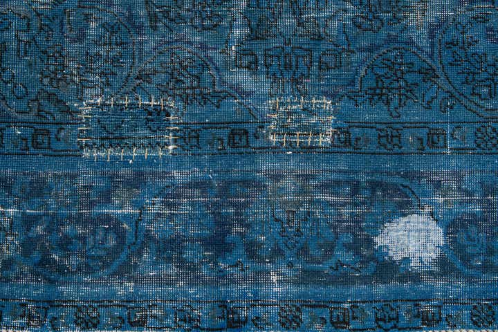 6' 7 x 9' 6 Hand Knotted Ultra Vintage Persian Wool Rug