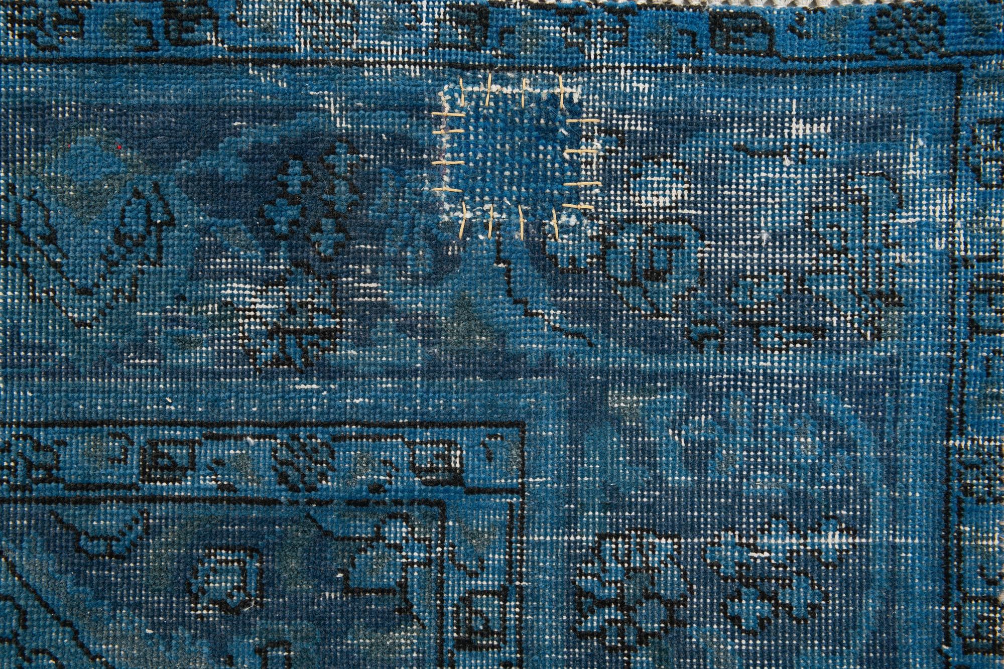 6' 7 x 9' 6 Hand Knotted Ultra Vintage Persian Wool Rug