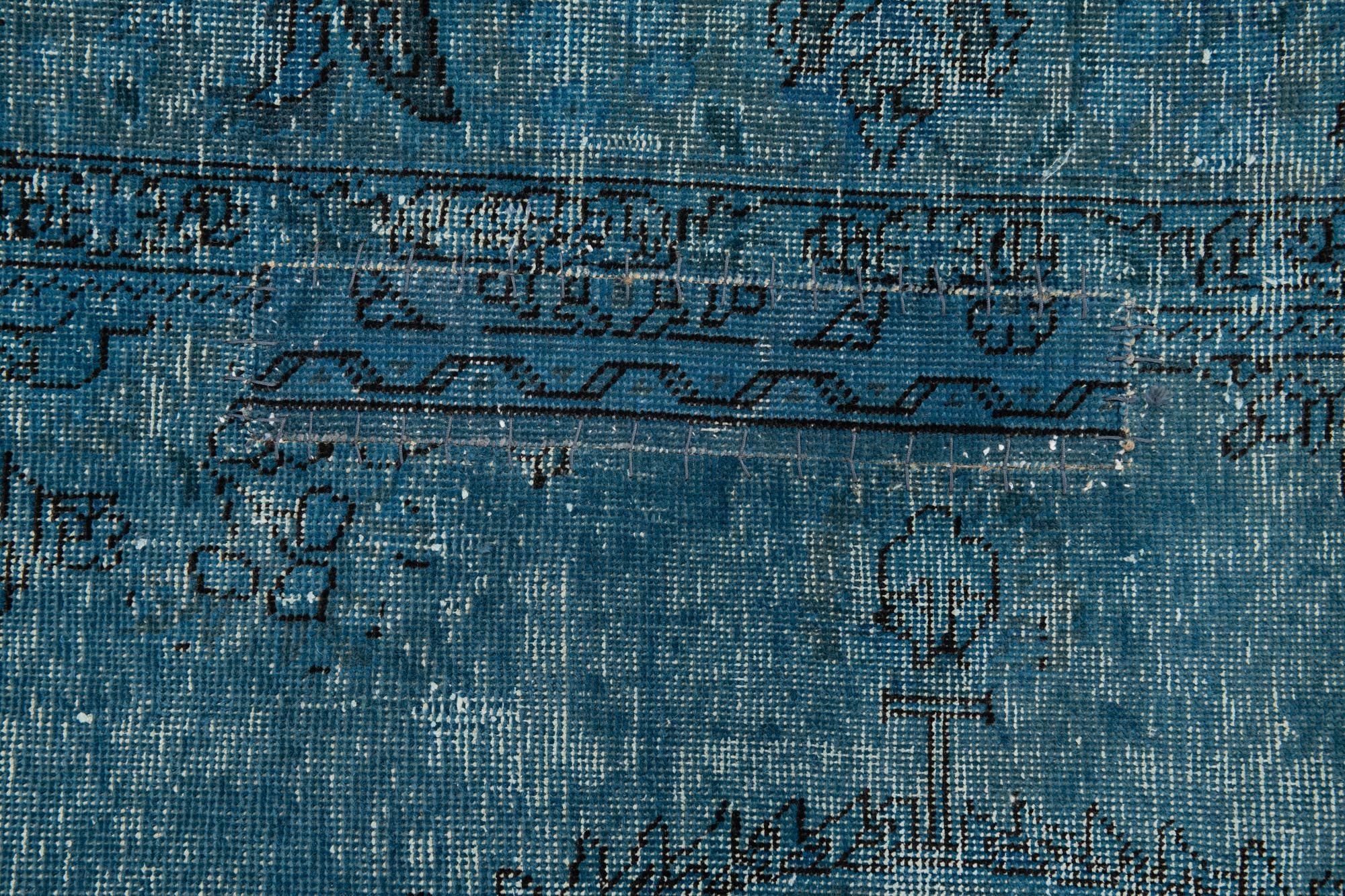 6' 8 x 9' 6 Hand Knotted Ultra Vintage Persian Wool Rug