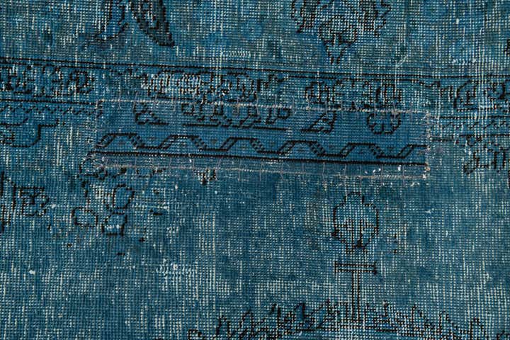 6' 8 x 9' 6 Hand Knotted Ultra Vintage Persian Wool Rug